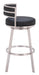 Gimsby Swivel Barstool Black