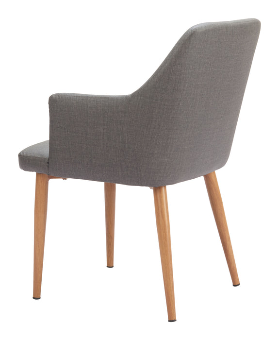 Wisom Dining Chair (Set of 2) Gray