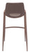Desi Barstool (Set of 2) Brown & Walnut
