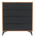 Zarif Chest Black & Walnut