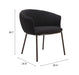 Essen Dining Chair Black & Bronze