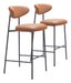 Rorun Barstool (Set of 2) Brown