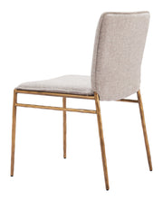 Nordvest Dining Chair Beige & Gold