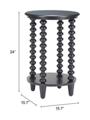 Gocce Side Table Black