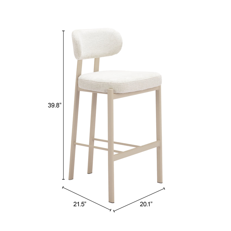 Aurea Barstool (Set of 2) Light Gray