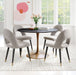 Taj Dining Table Black & Gold