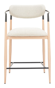 Equinox Counter Stool Oyster Gray & Natural