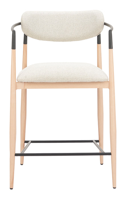 Equinox Counter Stool Oyster Gray & Natural