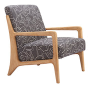 Runa Accent Chair Gray & Natural