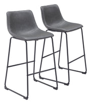 Smart Barstool (Set of 2) Charcoal