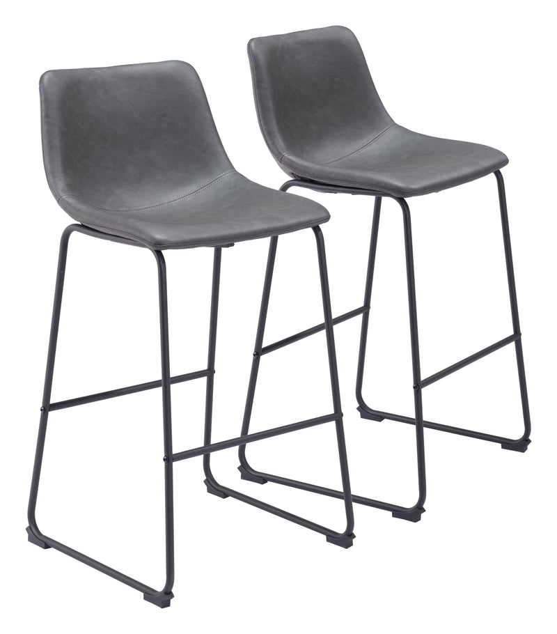 Smart Barstool (Set of 2) Charcoal