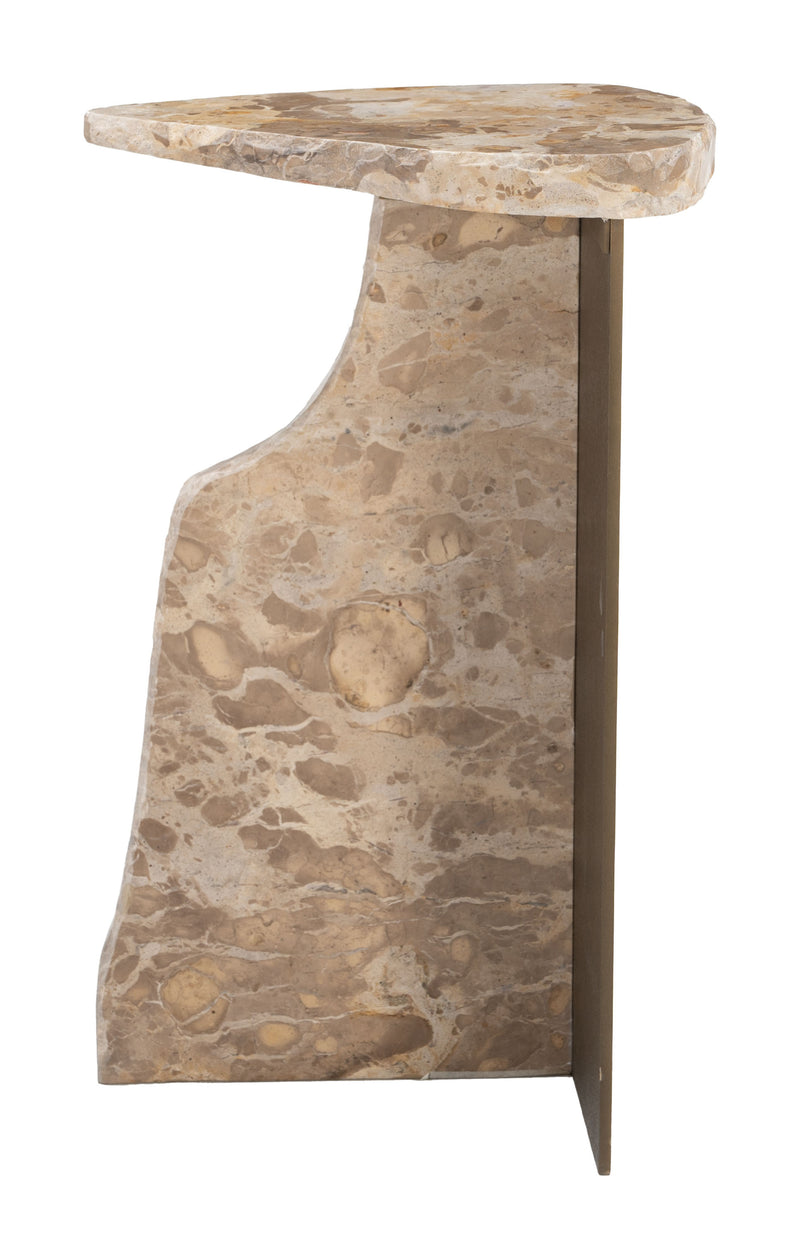 Surya Side Table Beige