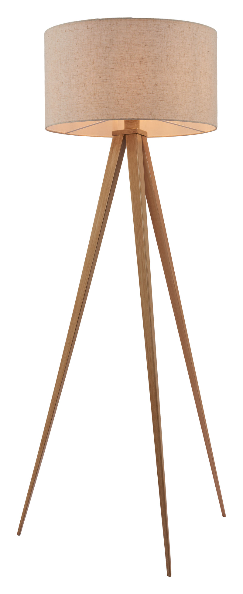 Imperial Floor Lamp Beige & Natural