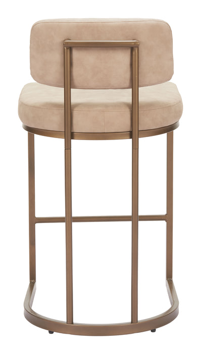 Velar Counter Stool (Set of 2) Beige