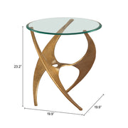 Sabel Side Table Gold