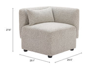 Simu Corner Chair Dune Greige