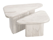Navidic Coffee Table Set (2-Piece) Whitewashed