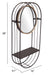 Saroni Mirror Shelf Antique Gray