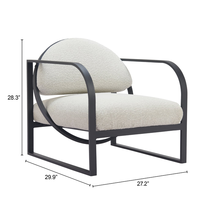 Flakt Accent Chair Ivory