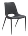 Desi Armless Dining Chair (Set of 2) Black
