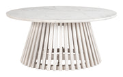 Mazara Coffee Table White & Whitewashed