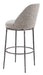 Nordhavn Swivel Barstool Gray