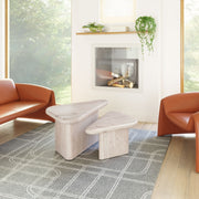 Navidic Coffee Table Set (2-Piece) Whitewashed