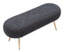 Creek Bench Glitter Black