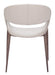 Limay Dining Chair (Set of 2) Beige & Walnut