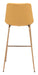Tony Barstool Yellow & Gold