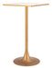 Spot Bar Table Beige & Gold