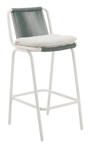 Luft Barstool (Set of 2) White & Green
