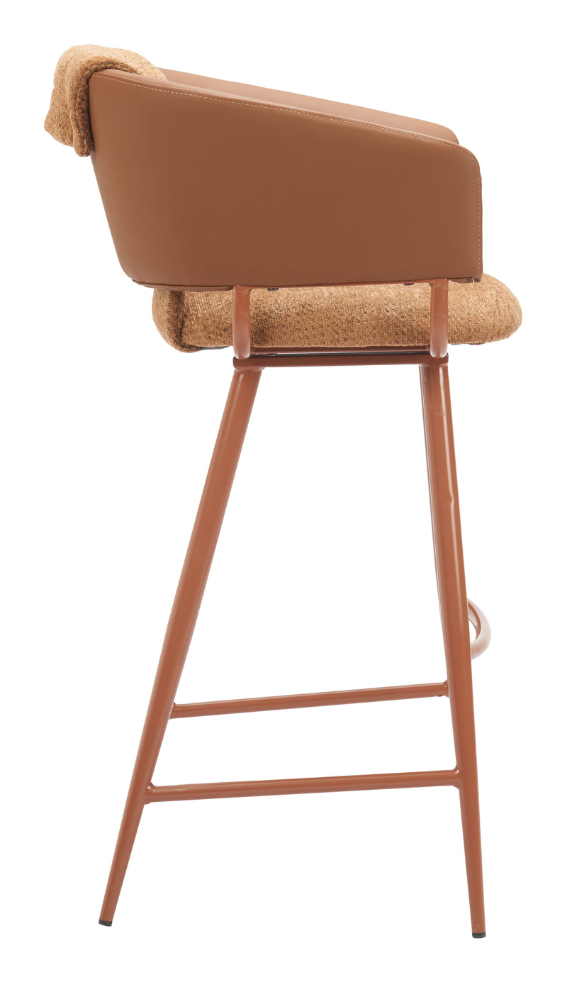 Juno Barstool (Set of 2) Brown