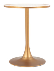 Bite Bistro Table Beige & Gold