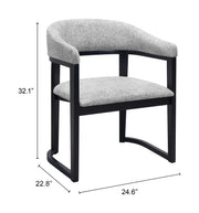 Anasa Dining Chair Gray