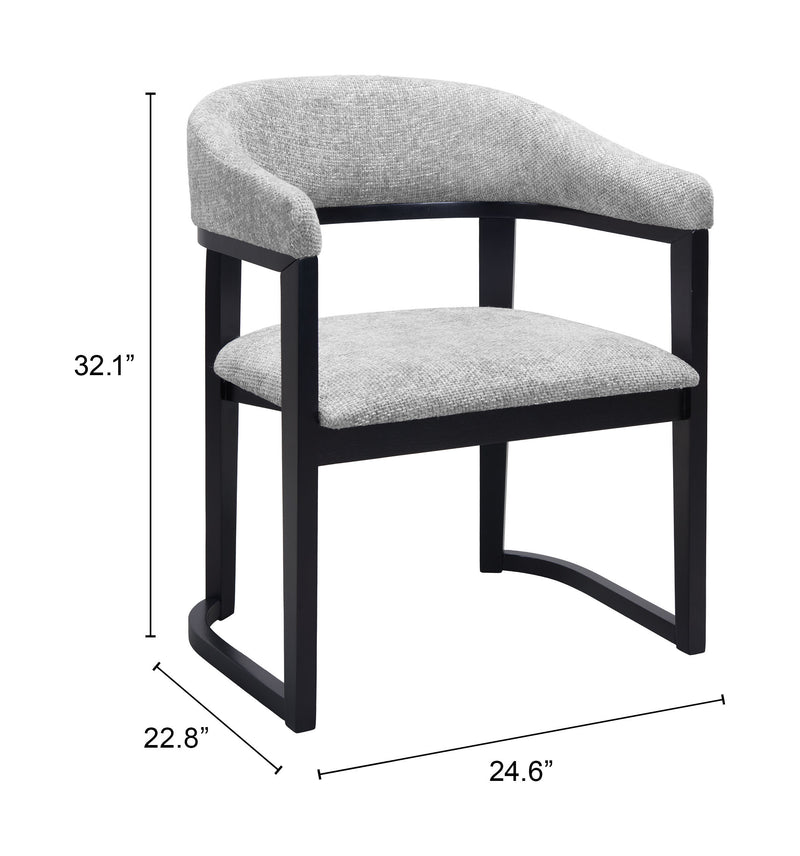 Anasa Dining Chair Gray
