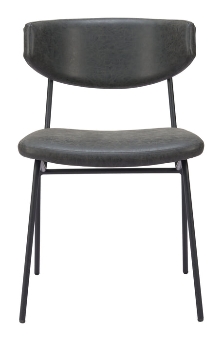 Charon Dining Chair (Set of 2) Vintage Black