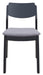 Desdamona Dining Chair (Set of 2) Gray & Black