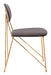 Georges Dining Chair (Set of 2) Gray & Gold