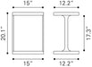 Bama Side Table Black