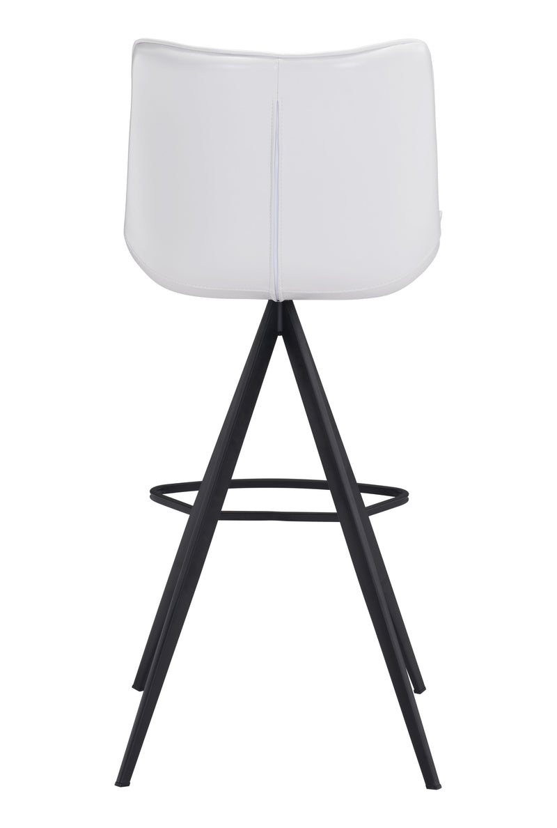 Aki Barstool (Set of 2) White & Black