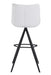 Aki Barstool (Set of 2) White & Black