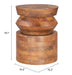 Kollam Side Table Walnut