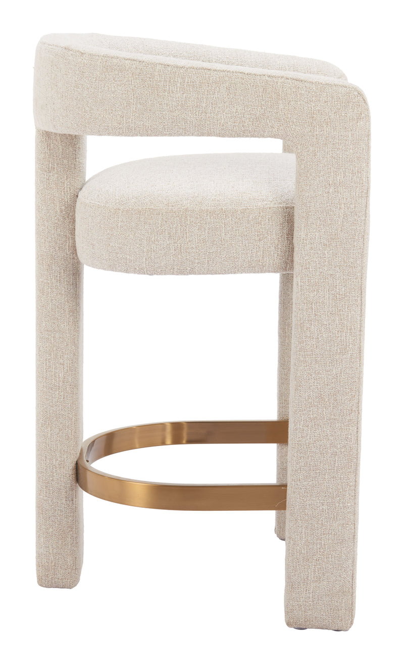 Saiko Counter Stool Beige