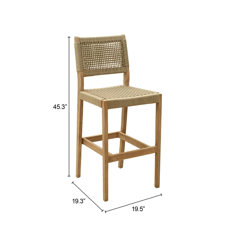 Corde Barstool Beige