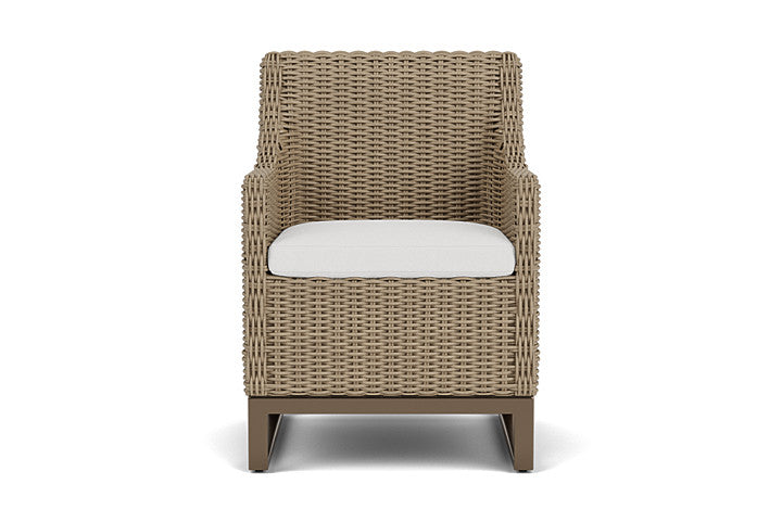 Milan Dining Armchair in Brushwood Finish