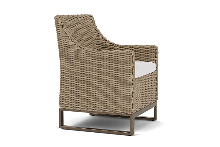 Milan Dining Armchair in Brushwood Finish