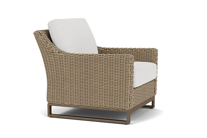 Milan Lounge Chair in Brushwood Finish