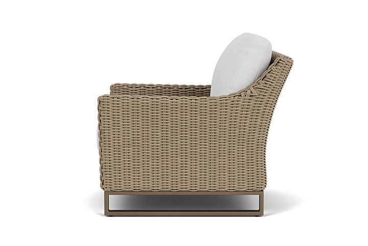 Milan Lounge Chair in Brushwood Finish