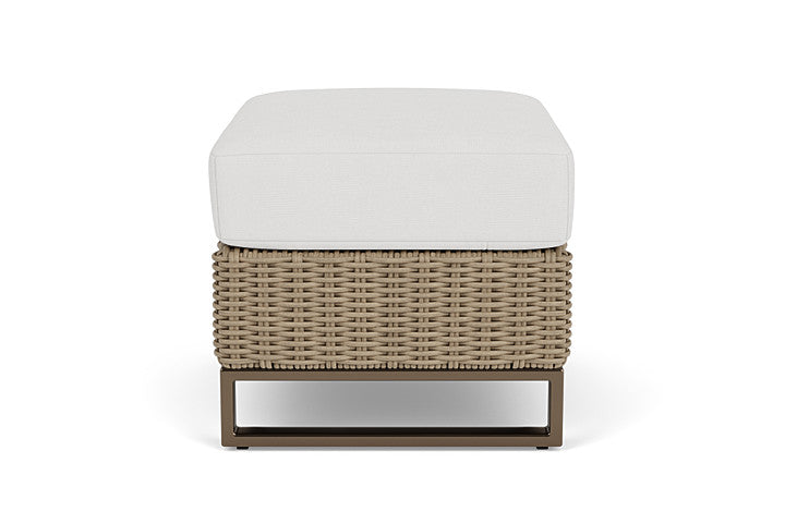 Milan Ottoman in Brushwood Finish
